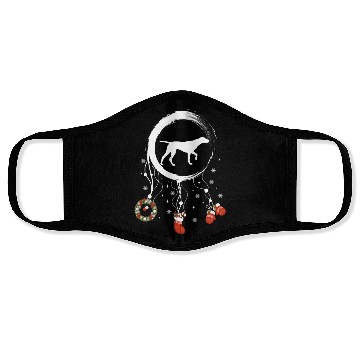 Discover dog dreamcatcher Christmas Pointer Face Masks