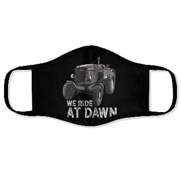 Discover We Ride At Dawn Dad Lawn Mower Make Laugh Day Yard Face Masks