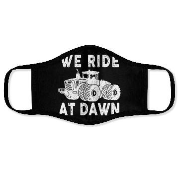 Discover We Ride At Dawn Dad Lawn Mower Make Laugh Day Yard Face Masks