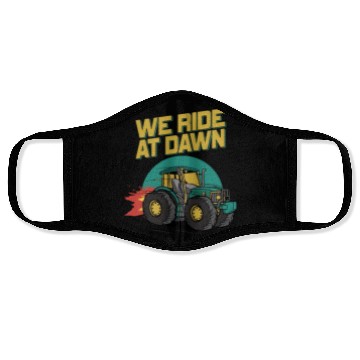 Discover We Ride At Dawn Dad Lawn Mower Make Laugh Day Yard Face Masks
