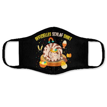 Discover Offizielles Schlaf Face Masks Sleepy Cat Easter Season