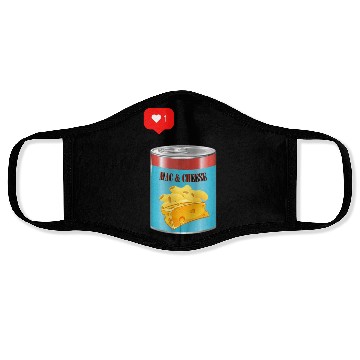 Discover Mac and Cheese lover Face Masks