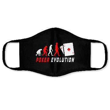Discover Poker Evolution Face Masks