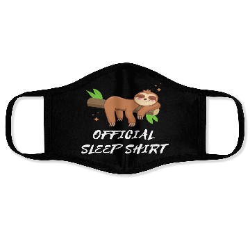 Discover sleep sloth Face Masks