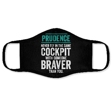 Discover Prudence Wisdom Quotes Pilot Philosophy Face Masks