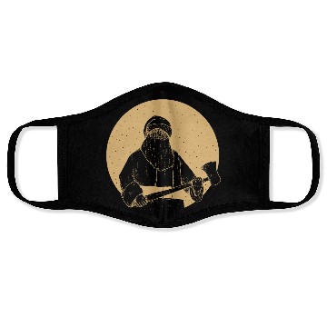 Discover Evil Christmas Santa Axe Face Masks