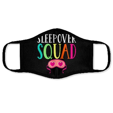 Discover Sleepover Squad Face Masks