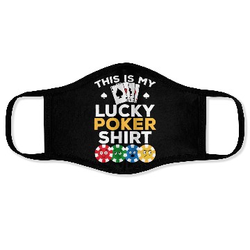 Discover Poker Player - This Is My Lucky Poker Face Masks - Poke