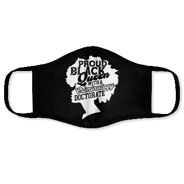 Discover Black Queen With Criminology Doctorate Phd Face Masks