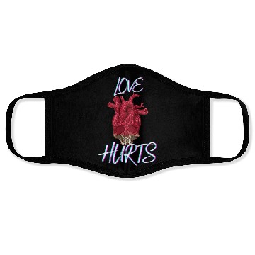 Discover Love Hurts Face Masks