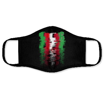 Discover Iran Soccer team Jerseys Iran team 2022 number 6 Face Masks