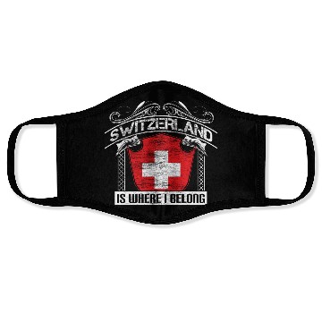 Discover Switzerland Matterhorn State Face Masks