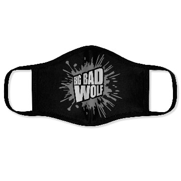 Discover big bad wolf quote Face Masks