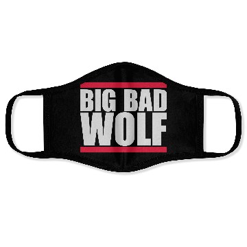 Discover big bad wolf quote Face Masks