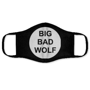 Discover big bad wolf quote Face Masks