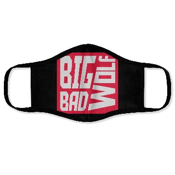 Discover big bad wolf quote Face Masks