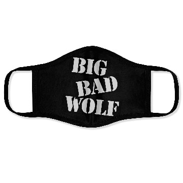 Discover big bad wolf quote Face Masks