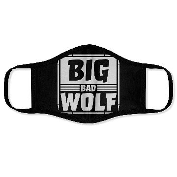 Discover big bad wolf quote Face Masks