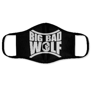 Discover big bad wolf quote Face Masks