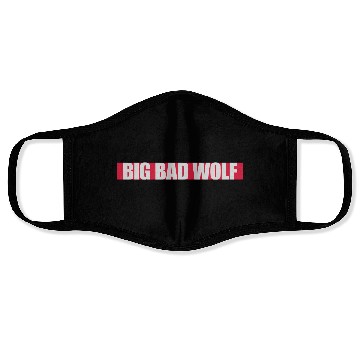 Discover big bad wolf quote Face Masks