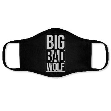 Discover big bad wolf quote Face Masks