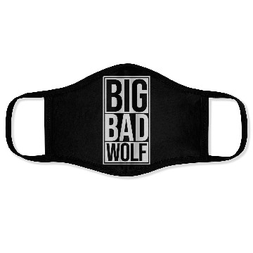 Discover big bad wolf quote Face Masks