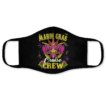 Discover Mardi Gras Cruise Crew Face Masks