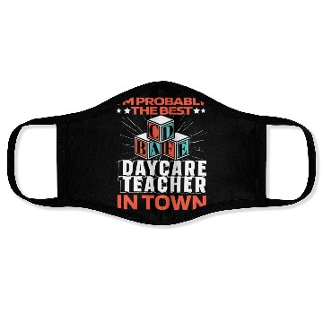 Discover Daycare Teacher Funny Face Masks