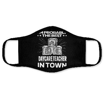 Discover Daycare Teacher Funny Face Masks