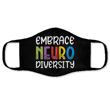 Discover Embrace Neurodiversity Face Masks