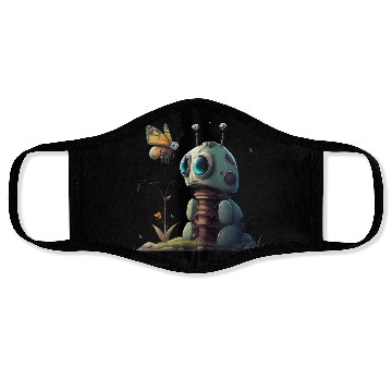 Discover Robot Butterfly Face Masks