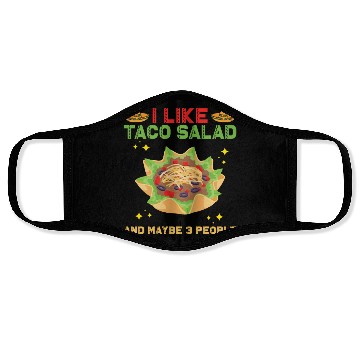 Discover Fish Tacos Face Masks