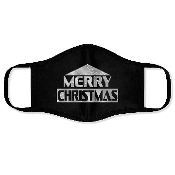 Discover Merry christmas silver Face Masks