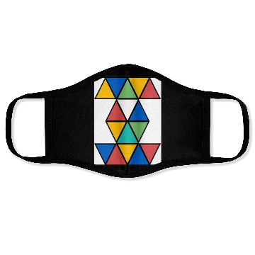 Discover Abstract triangle Face Masks