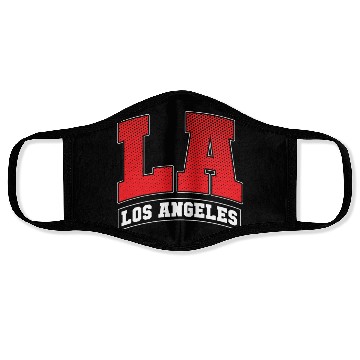 Discover Los Angeles LA California Gift Face Masks