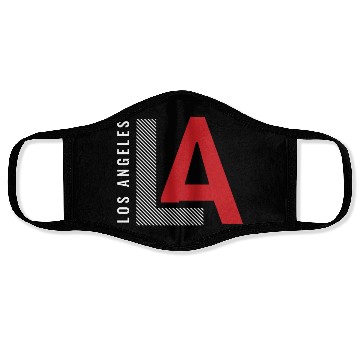 Discover Los Angeles LA California Gift Face Masks