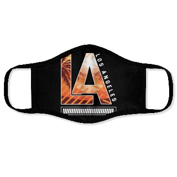 Discover Los Angeles LA California Gift Face Masks