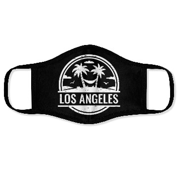 Discover Los Angeles LA California Gift Face Masks