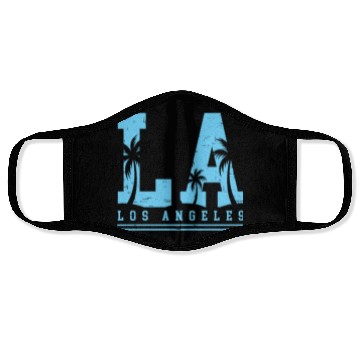Discover Los Angeles LA California Gift Face Masks