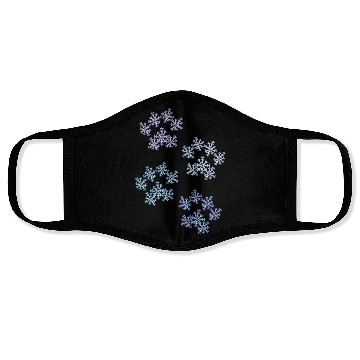 Discover Snowflake Paws (Pastel) Face Masks