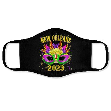 Discover New Orleans Mardi Gras 2023 Face Masks