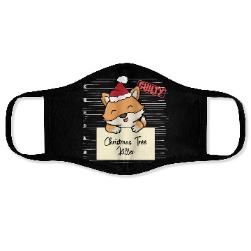 Discover Fox christmas funny prison Face Masks