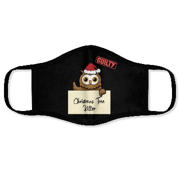 Discover Owl christmas funny prison Face Masks