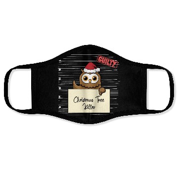 Discover Owl christmas funny prison Face Masks