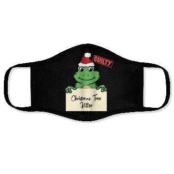 Discover Frog christmas funny prison Face Masks