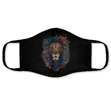 Discover Lion Mandala Face Masks