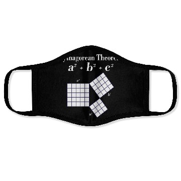Discover Nerdy Pythagorean Theorem Triangles Math Teacher Face Masks
