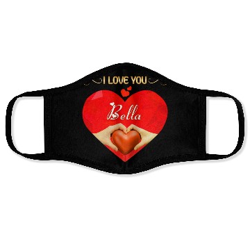 Discover I love you Bella Face Masks