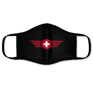 Discover Switzerland flag Face Masks