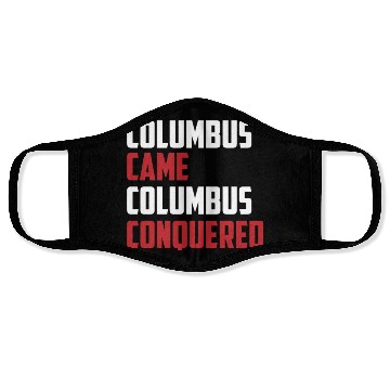 Discover Columbus Day 1492 Face Masks